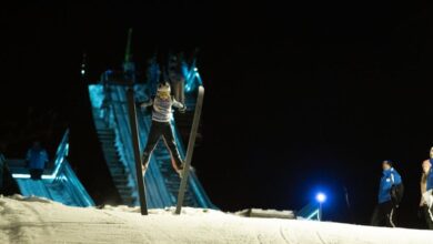 Night Skiing -