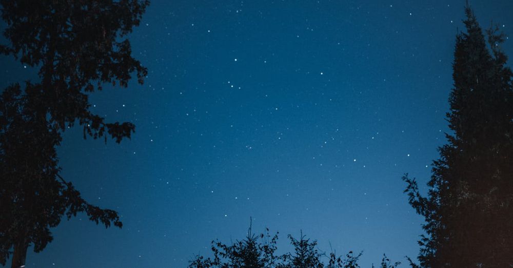 Camping Without Tent - A serene campsite under a starry sky in Ely, Minnesota. Perfect outdoor adventure setting.