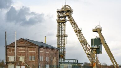 Sightings - Explore the historic mining site in Velbert, Germany showcasing classic industrial architecture.