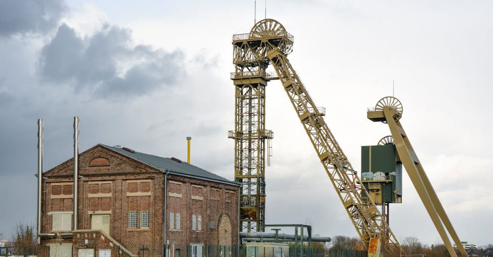 Sightings - Explore the historic mining site in Velbert, Germany showcasing classic industrial architecture.