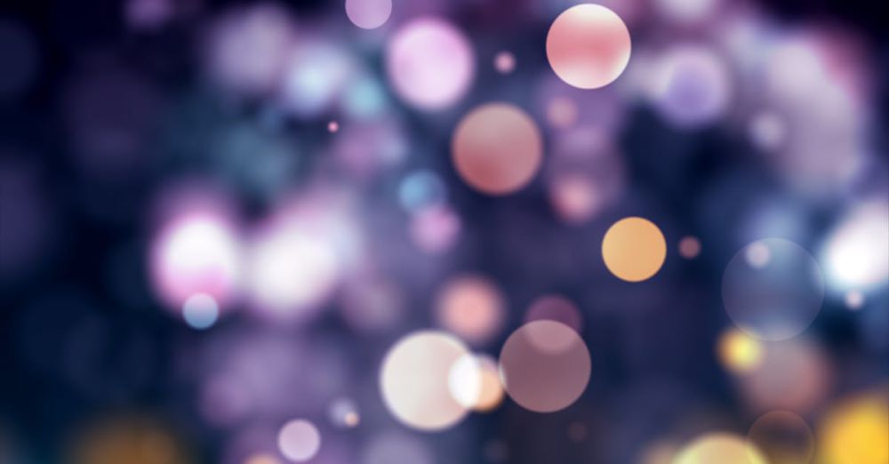 Lights - Vibrant abstract bokeh background with colorful lights and sparkles.