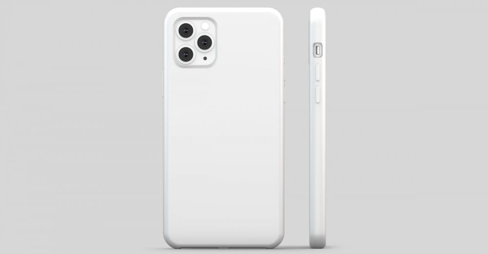 Electronics Cases - Close-up of a sleek white smartphone with modern technology design. Ideal for tech-focused visuals.